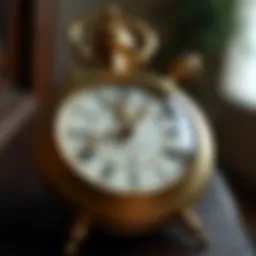 An intricate clock symbolizing the passage of time in estate management